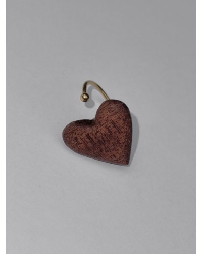 Wooden heart ring