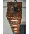 Wooden beam lamp