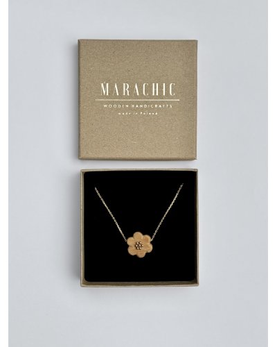 Chain with a wooden heart