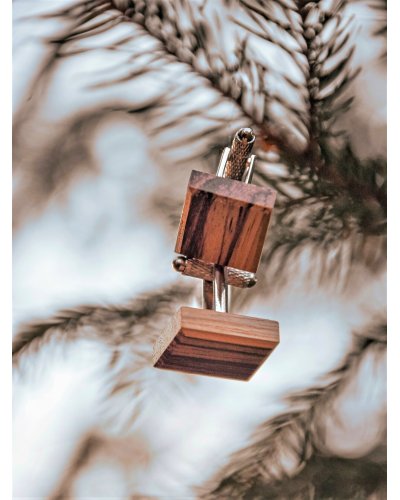 Wooden cuff links