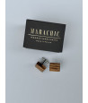 Wooden cuff links