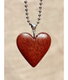 Necklace with a heart