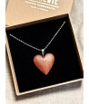 Necklace with a heart