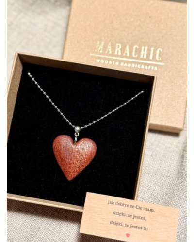 Necklace with a heart