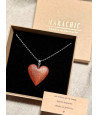 Necklace with a heart