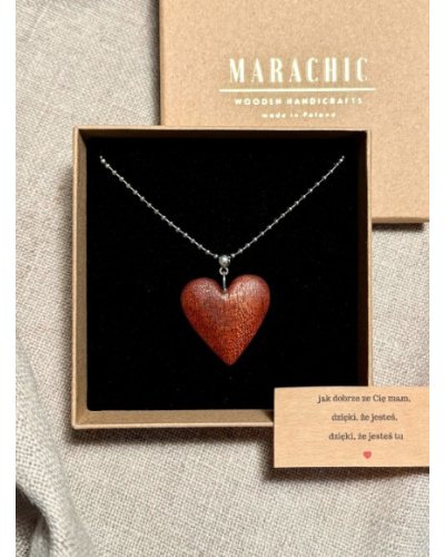 Necklace with a heart