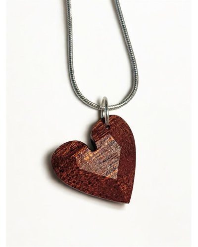 Diamond heart chain