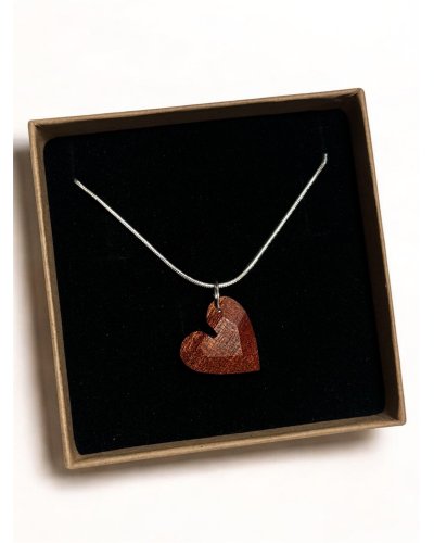 Diamond heart chain