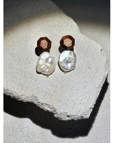 Kolczyki Natural Pearl Spell