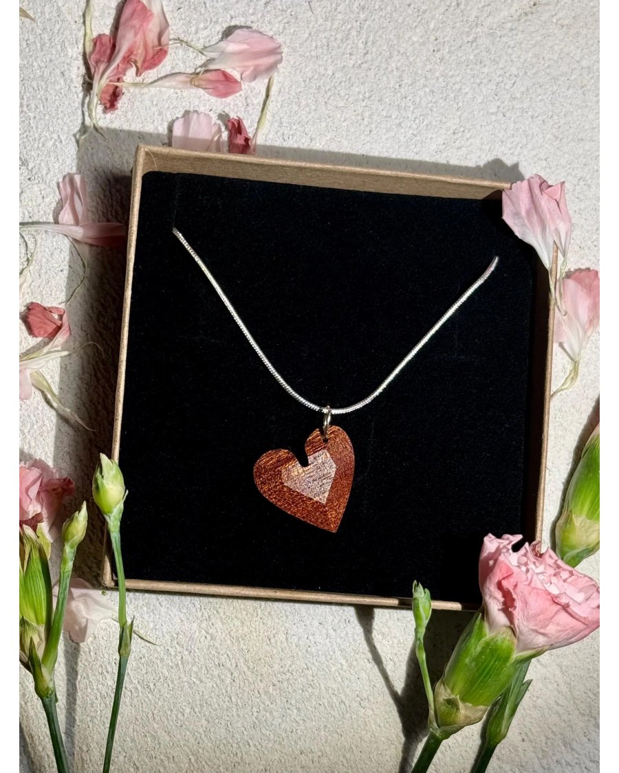 Diamond heart chain