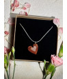 Diamond heart chain