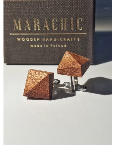 Wooden cufflinks S. BREAK