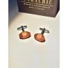 Wooden cufflinks SAPELI UNIQUE