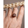 Wooden diamond ring. A unique handicraft as a gift for her.