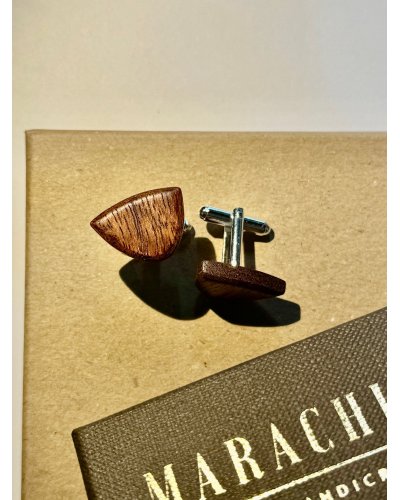Wooden cufflinks FOCUS