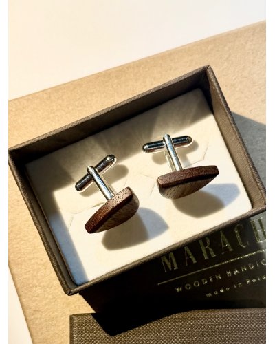 Wooden cufflinks FOCUS