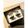 Wooden cufflinks FOCUS