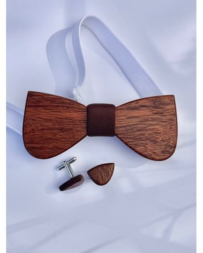 Wooden cufflinks FOCUS