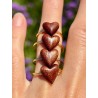 A charming ring with a mini heart. A unique gift for her