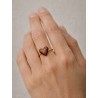 A charming ring with a mini heart. A unique gift for her