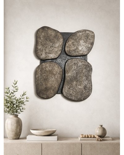 Structural art wall wabi sabi