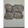 Wabi-Sabi Structural Wall Art 60x80 – Four Shapes of Silence – Japandi Relief