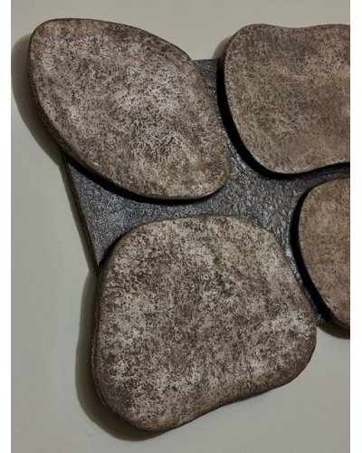 Obraz Strukturalny Wabi Sabi Duży format 60x80 – Japandi styl / Relief