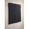 3D Black Textured Painting. Abstract Wall Art.(Alternatywnie: Black 3D Textured Artwork. Abstract Wall Decor.)