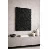 3D Black Textured Painting. Abstract Wall Art.(Alternatywnie: Black 3D Textured Artwork. Abstract Wall Decor.)