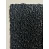 3D Black Textured Painting. Abstract Wall Art.(Alternatywnie: Black 3D Textured Artwork. Abstract Wall Decor.)