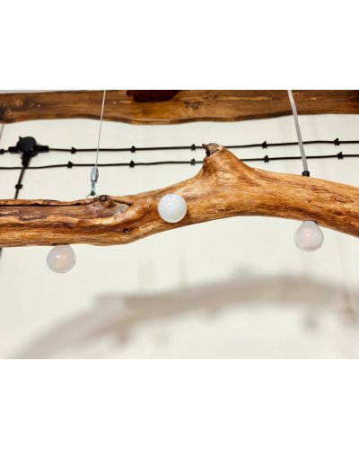 Lampa wisząca z naturalnego drewna | UNIKAT | Lampa z gałęzi