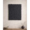 3D Black Textured Painting. Abstract Wall Art.(Alternatywnie: Black 3D Textured Artwork. Abstract Wall Decor.)