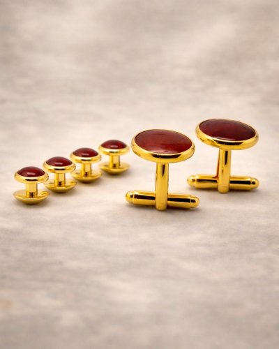 Guziki do koszuli smokingowej i spinki do mankietów