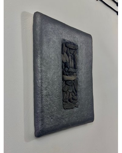Textured Wall Art “Somewhere In Between II” | Original Structural Artwork