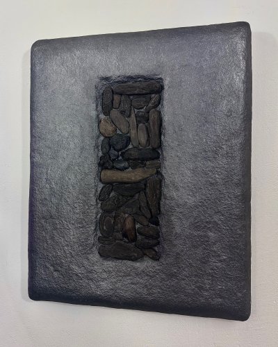 Textured Wall Art “Somewhere In Between II” | Original Structural Artwork