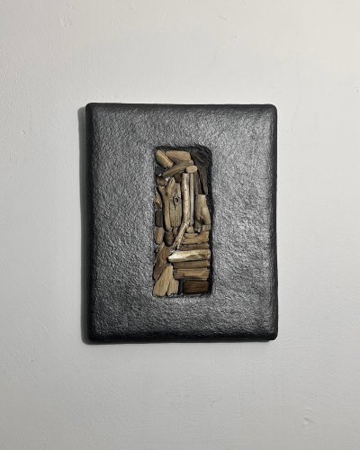 Textured Wall Art “Somewhere In Between I” | Original Structural Artwork