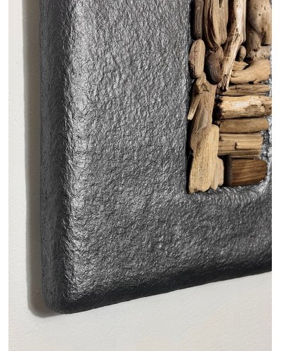 Textured Wall Art “Somewhere In Between I” | Original Structural Artwork