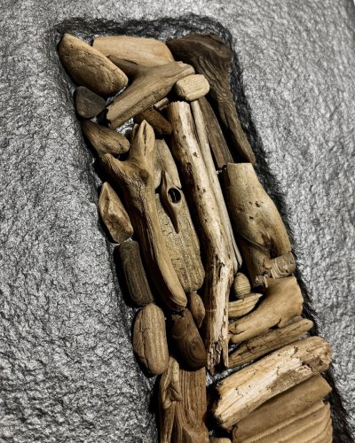 Textured Wall Art “Somewhere In Between I” | Original Structural Artwork