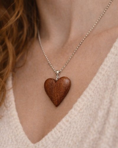 Dog tag with a heart. A beautiful gift for Valentine's Day