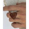 A charming ring with a heart |A unique gift for her | Handmade Jewelry