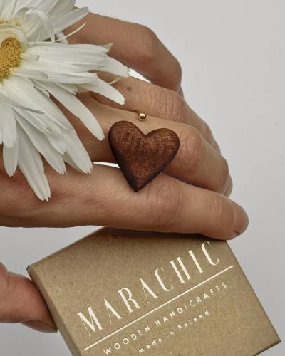 A charming ring with a heart |A unique gift for her | Handmade Jewelry