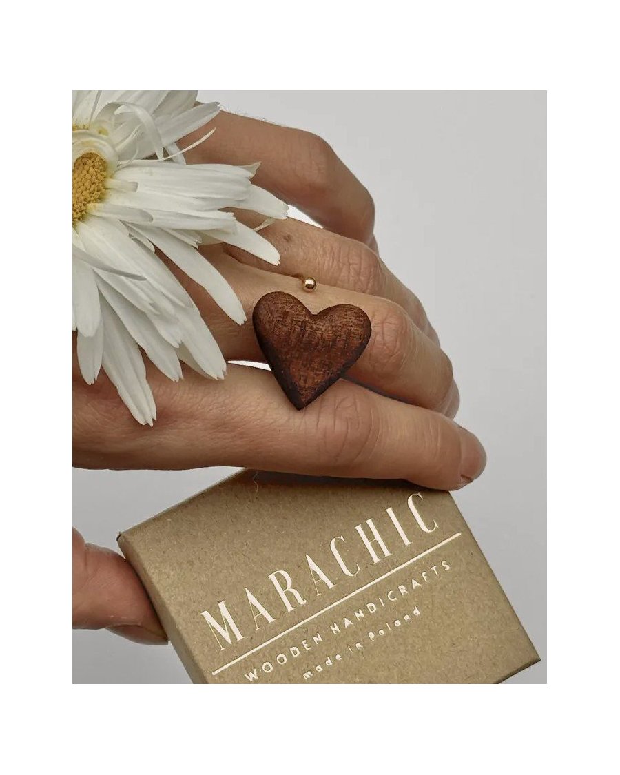 A charming ring with a heart |A unique gift for her | Handmade Jewelry