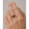 A charming ring with a mini heart. A unique gift for her
