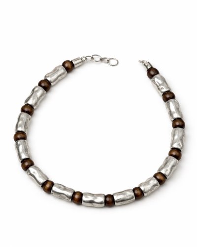 Naszyjnik choker TERRA – drewniana biżuteria handmade | MARACHIC