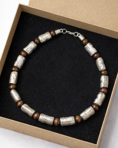 TERRA Choker Necklace – Handmade Wooden Jewelry | MARACHIC