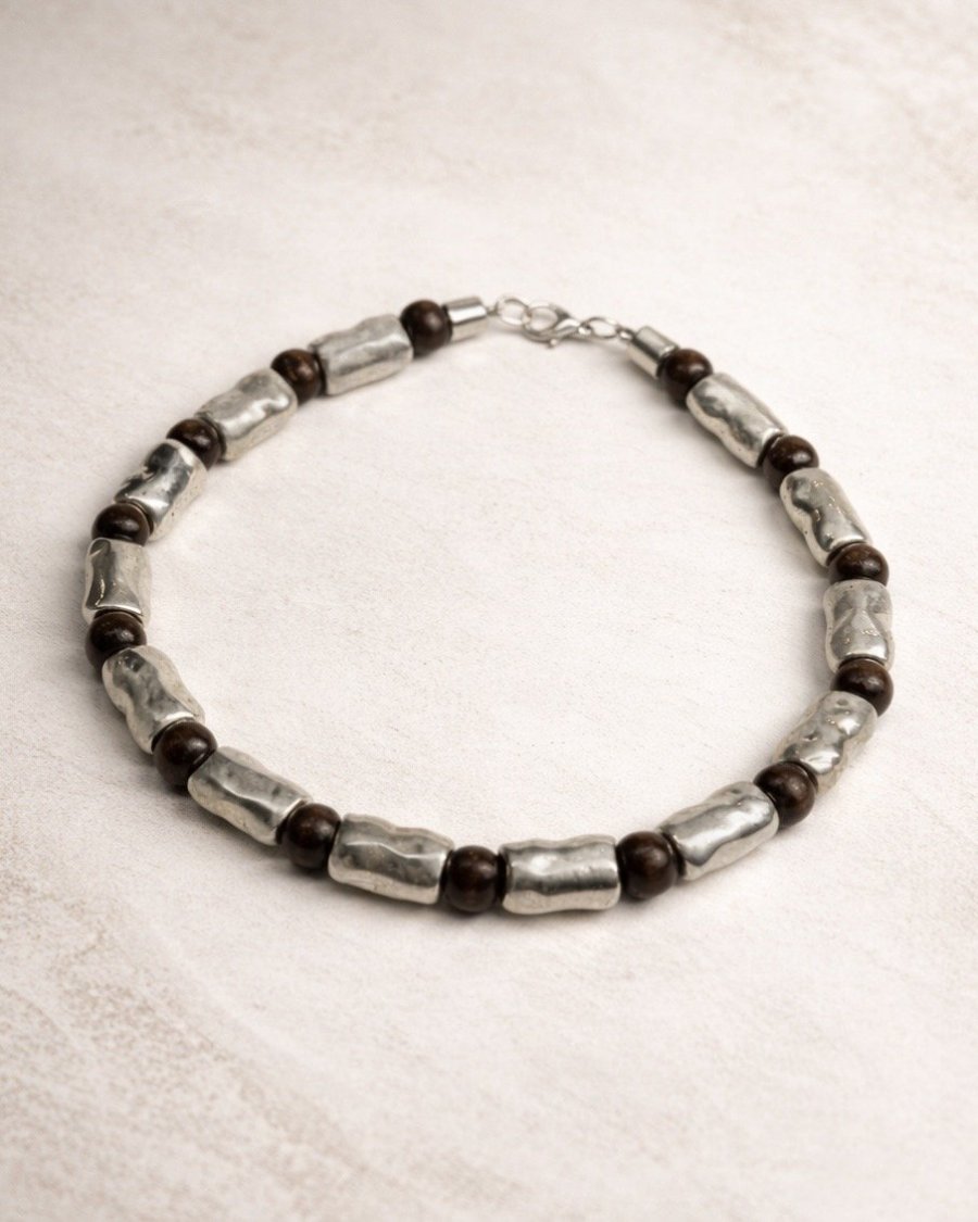 drewniany naszyjnik choker TERRA MARACHIC