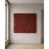Large red structurall wall Art MARACHIC Studio