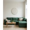 Round White Textured 3D Wall Art – Minimalist Wall Decor