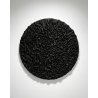 Round black textured 3D wall art  minimalist wall decor