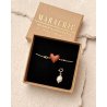 wooden heart bracelet in gift box